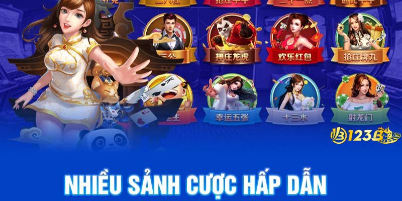 Các sảnh cược game bài 123B