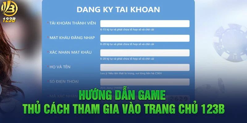 Hướng dẫn các thao tác truy cập 123B nhanh chóng